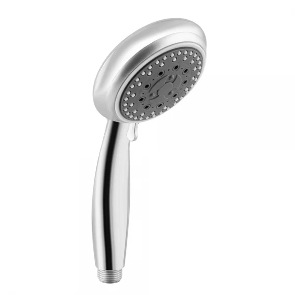 Лейка душевая WKY-45 круглая 5-функциональная хромированная серая из ABS пластика