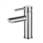 Смеситель для умывальника SLAT MLT-10101VR однорычажный с литым изливом под Ø35 (лакированный)