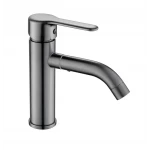 Смеситель для умывальника SLAT MLT-10301GG однорычажный с литым изливом диаметр 35