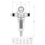 Фильтр промывной ITAL 3/4