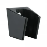 Кронштейн WEZER WQZ-017-B для крепления лейки на стену из нержавеющей стали черный