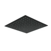 Воронка душевая потолочная WEZER WKY-21-BLACK 200x200 мм квадратная нержавеющая сталь черная