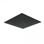 Воронка душевая потолочная WEZER WKY-21-BLACK 200x200 мм квадратная нержавеющая сталь черная