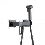 Смеситель для биде GAPPO G2017-6 однорычажный латунный черный диаметр 35 мм