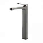 Смеситель для умывальника GAPPO G1010-29 высокий однорычажный с литым изливом латунный крепление гайкой Ø35