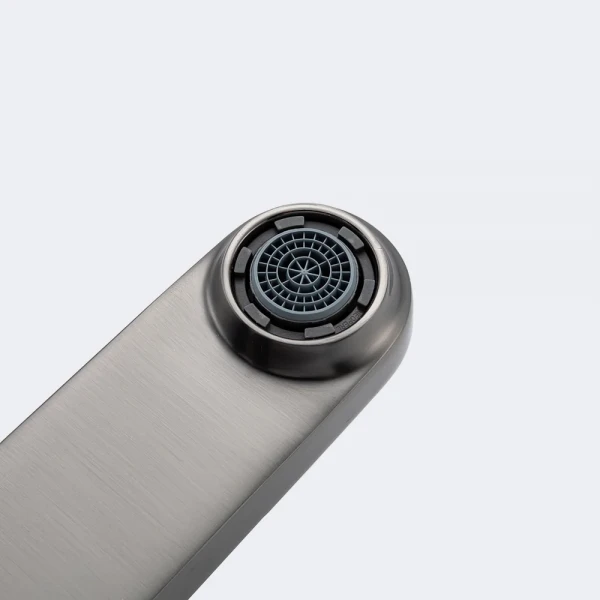 Смеситель для умывальника GAPPO G1010-9 однорычажный с литым изливом латунный крепеж гайкой Ø35