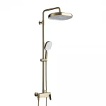 Душевая система GAPPO G2410-3 с тремя функциями латунная Ø35 золотой сатин