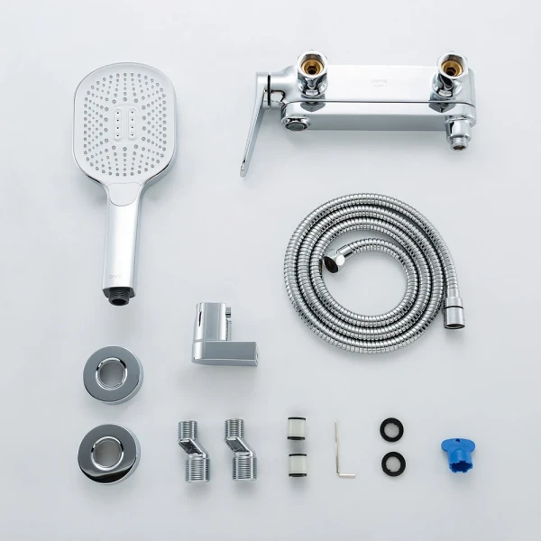 Смеситель для ванны GAPPO G3210 однорычажный с коротким поворотным изливом хромированный латунный Ø35