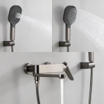 Смеситель для ванны GAPPO G3210-9 однорычажный с коротким поворотным изливом латунный Ø35