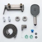 Смеситель для ванны GAPPO G3210-9 однорычажный с коротким поворотным изливом латунный Ø35