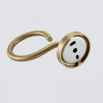 Стакан с держателем GAPPO G30706-3 золотой сатин