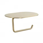 G30703-3 бумагоутримувач з полицею 200х113х81мм (сатин золотий) {20/1}