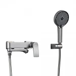 Смеситель для ванны FRAP F3275-19 однорычажный с литым изливом латунный корпус Ø35