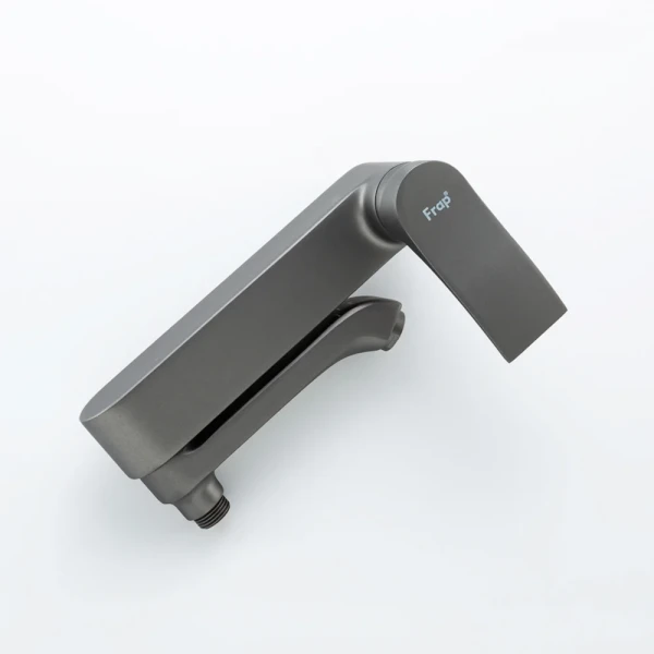 Смеситель для ванны FRAP F3275-19 однорычажный с литым изливом латунный корпус Ø35