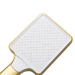 Смеситель для ванны FRAP F3276-3 однорычажный с литым изливом латунный корпус Ø30 золотой сатин