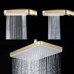 Душевая система FRAP F7176-3 встроенная 3-х функциональная однорычажная с изливом-переключателем золотой сатин Ø35