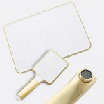 Душевая система FRAP F7176-3 встроенная 3-х функциональная однорычажная с изливом-переключателем золотой сатин Ø35