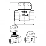 Фільтр грубої очистки ITAL 1/2