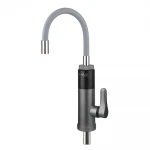 Проточный водонагреватель WEZER SDR-G19TC--Grey 3.3 кВт с гибким изливом, ступенчатой ​​регулировкой температуры и датчиком температуры