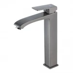 Смеситель для умывальника FRAP F1076-29 однорычажный с литым изливом латунный корпус крепление гайкой Ø35