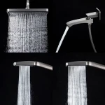 Душевая система FRAP F7176-9 однорычажная латунная с тремя функциями