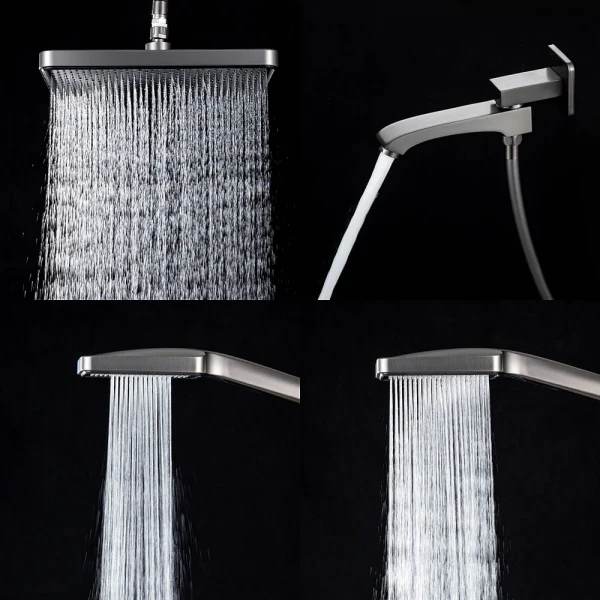 Душевая система FRAP F7176-9 однорычажная латунная с тремя функциями