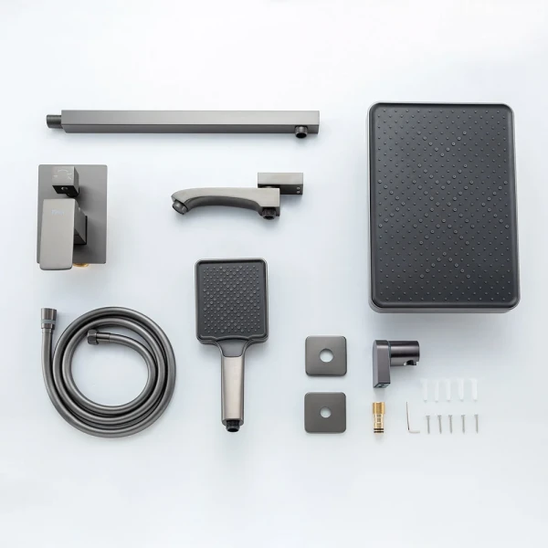 Душевая система FRAP F7176-9 однорычажная латунная с тремя функциями