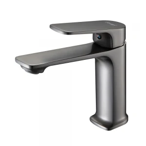 F1086-9 умивальник одноваж. литий вилив лат. корпус гайка Ø35 (гангрей) {10/1}