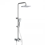 Душевая система FRAP F2486 с 3 функциями с поворотным изливом, латунный корпус, хром, диаметр 30 мм