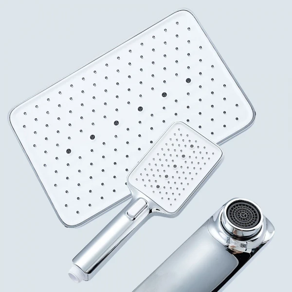 Душевая система FRAP F2486 с 3 функциями с поворотным изливом, латунный корпус, хром, диаметр 30 мм