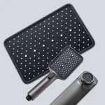 Душевая система FRAP F2486-9 3-х функциональная с поворотным изливом латунный корпус Ø30 (гангрей)