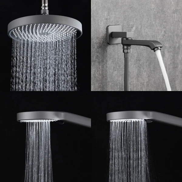 Душевая система FRAP F7175-19 однорычажная латунная 3-х функциональная с диаметром картриджа 35 мм