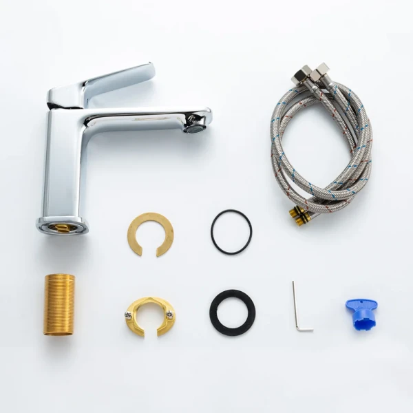 Смеситель для умывальника GAPPO G1028 однорычажный литой латунный хромированный