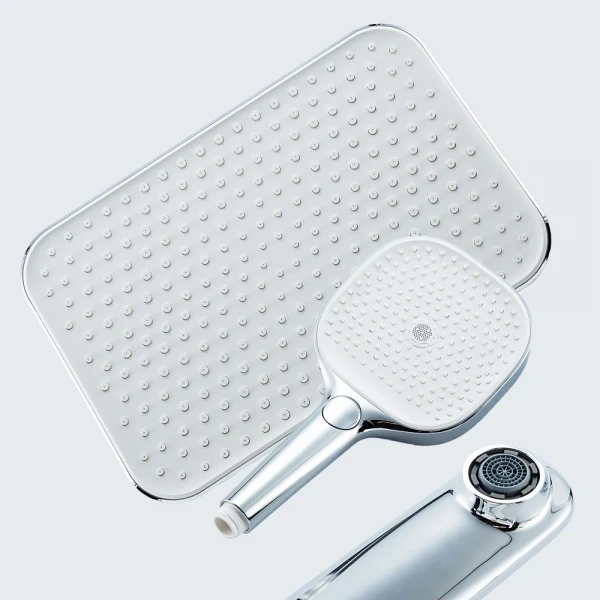 Душевая система GAPPO G2428 однорычажная хромированная латунная с тремя функциями диаметром 35 мм