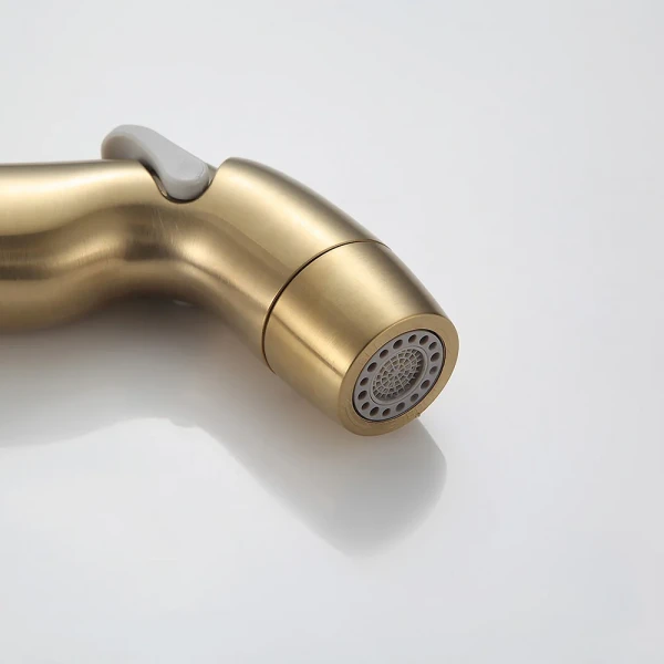 Лейка гигиеническая GAPPO G37-3 с регулировкой потока ABS пластик сатин золотой