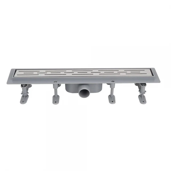 IT13-FT01/300 ITAL Душовий трап 300*70*67 мм ABS пластик, сірий  (блістер) {5/1}