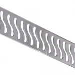 IT02-FT09/300 ITAL Душовий трап 300 мм, комбінований гідрозатвор, Brushed nickel (блістер) {5/1}