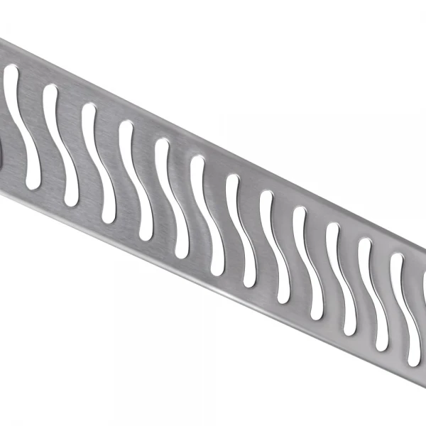 IT02-FT09/500 ITAL Душовий трап 500 мм, комбінований гідрозатвор, Brushed nickel (блістер) {5/1}