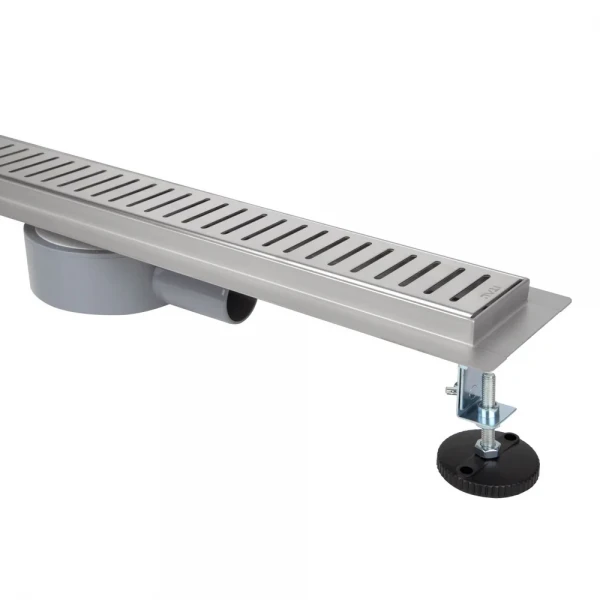 IT03-FT10/ 300 ITAL Душовий трап 300 мм поворот.360, комбін.затвор, Brushed nickel (блістер) {5/1}