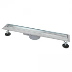 IT03-FT29/ 300 ITAL Душовий трап 300 мм ПІД ПЛИТКУ поворот.360, комбін.затвор. (блістер) {5/1}