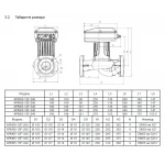 APM40-12F-250 SHIMGE цирк. фланц. 0,5 кВт Hmax 12м Qmax 400л/хв DN40 250мм + відповідн. флан {1}
