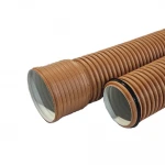 Гофрированная труба SVK 110 мм x 7.2 мм x 2000 мм SN 8 с раструбом