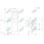 PL2-11 SHIMGE 380В ц/біжний багатоступ. вертик. (1,8 кВт, Нmax=130(102)м, Qmax=67(34)л/хв {1}