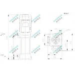 PLD4-7 SHIMGE 220В ц/біжний багатоступ. вертик. (1,8 кВт, Нmax=86(70)м, Qmax=100(67)л/хв {1}