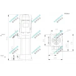 PL4-6 SHIMGE 380В ц/біжний багатоступ. вертик. (1,5 кВт, Нmax=74(58)м, Qmax=100(67)л/хв {1}
