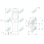 PL8-6 SHIMGE 380В ц/біжний багатоступ. вертик. (2,2 кВт, Нmax=77(46)м, Qmax=166(133)л/хв {1}