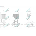 TB80-30/2 SHIMGE 380В цирк. сухий ротор  11 кВт Hmax 42м Qmax 1500л/хв DN80 500мм {1}