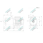 BWI 2-3/0.37 SHIMGE 220В ц/біжний багатоступ. нерж (0,37 кВт, Нmax=26(23)м, Qmax=67(34)л/хв {1}