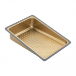 GS 7547-13 мийка PROFI 750*470 змішувач+сифон+ коланд.+дозатор+омивач склянк. (GOLD) {1/1}