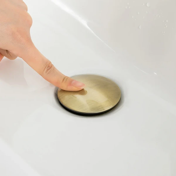 Донний клапан FRAP F62-4 автоматичний для раковини 1 1/4